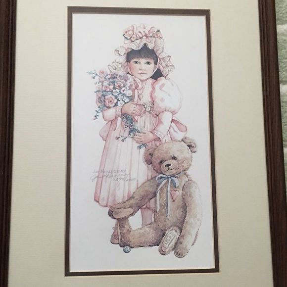 1988 Jan Hagara “REBECCA” Ltd. Ed. Lithograph